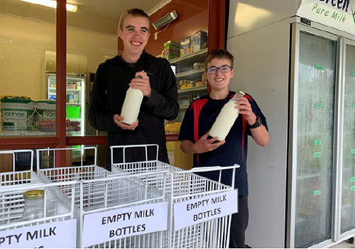 Tihoi is going back to basics with milk bottles