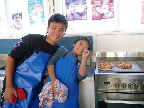 Japanese Students enjoying school life at Cobham and activities around Christchurch