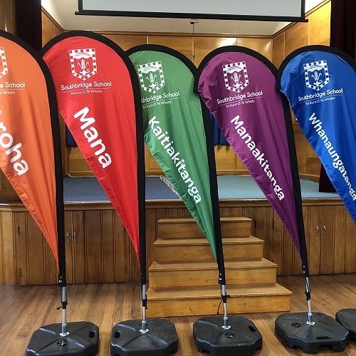 Five values flags