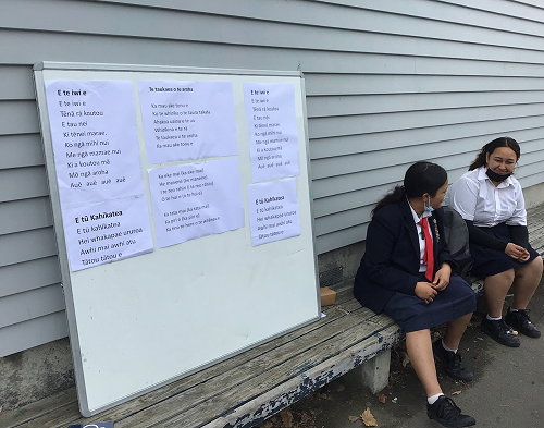 Choosing to take part in cultural celebrations at school.