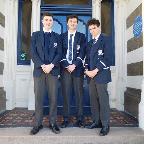 Nathan Hanna, Taiaroa Flavell and Harley Ruru