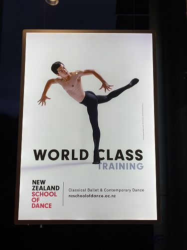 Students visited the NZ School of Dance, where old old boy James Burchell is currently studying