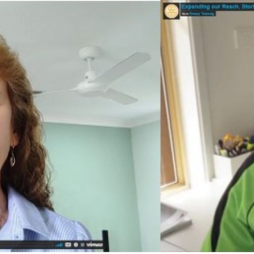 D9670 District Membership Chair Carol Coffey and D9640 District
Membership Chair/DGN Dave Harmon