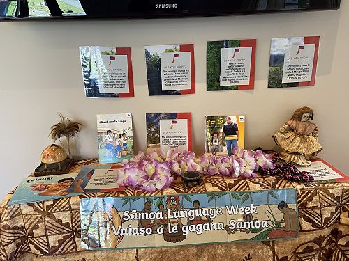 Our Office Samoan Language Week Display