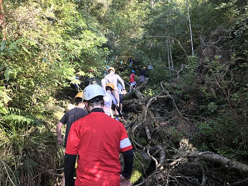 Adventures at Year 7 Camp survival. 