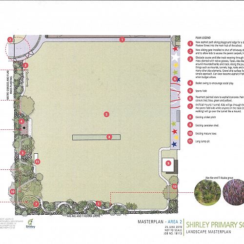 Landscaping stage two