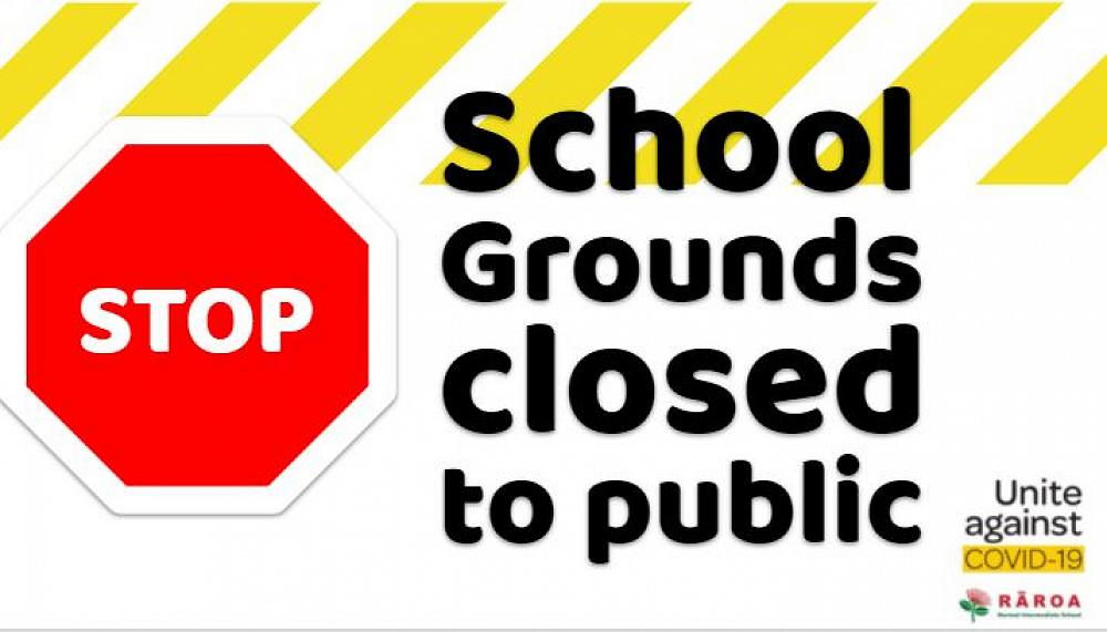 Grounds closed to the public