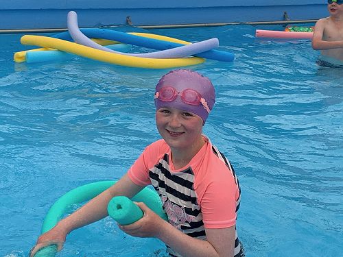 Swimming at Deaf hub