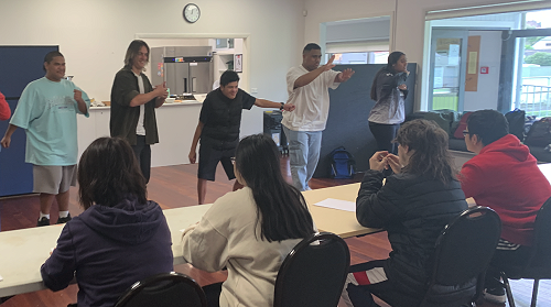 Back-to-back drawing activity (Auckland)