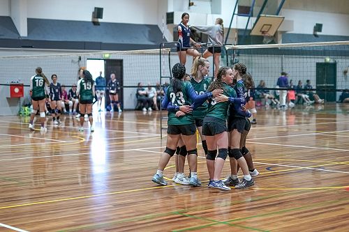 BHS Girls Senior A Volleyball Team 2021 