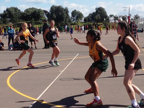 Ruby Tawa defends valiantly as Jess Meade comes to assist