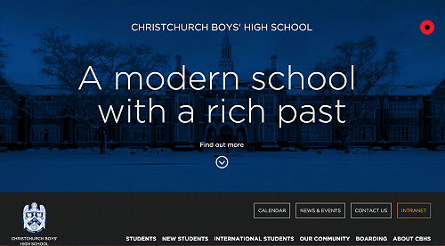 Website - www.cbhs.school.nz