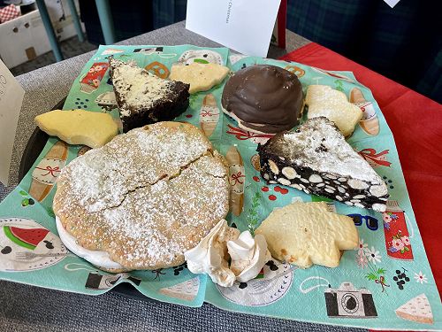 Food from the "Boomer box" from the Tart Tin