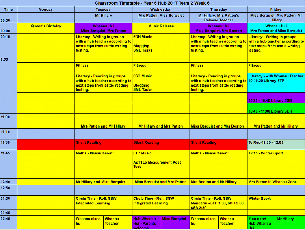 timetable-term-2-week-6-year-6-hub-blog