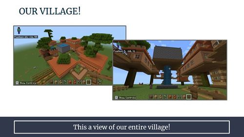 DVC Minecraft village.