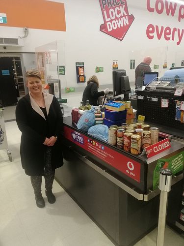 Marlene White Grocery Grab Winner