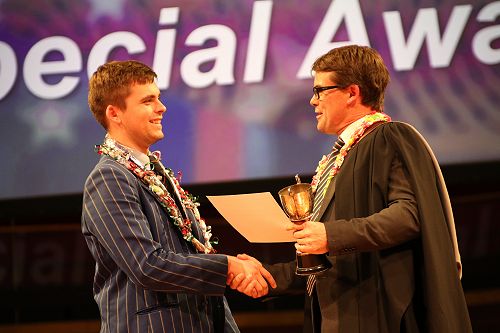 FATHER D K O'SULLIVAN CUP FOR POSITIVE CONTRIBUTION TO SCHOOL LIFE - William Topham 