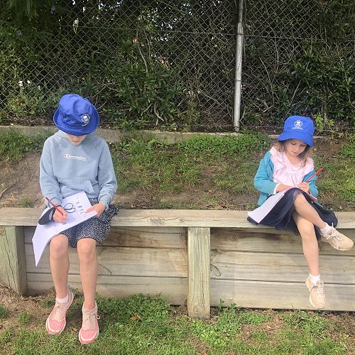 Writing down all the similes we can see outside