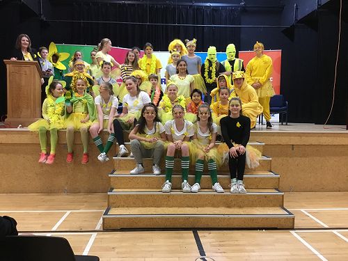 The 2 top costumes from the Year 7 classes