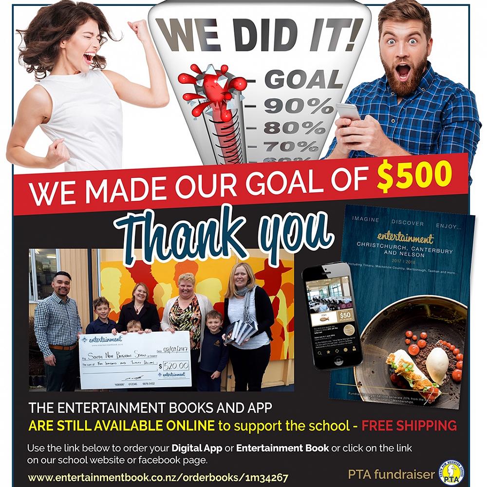 PTA Entertainment Book Fundraiser