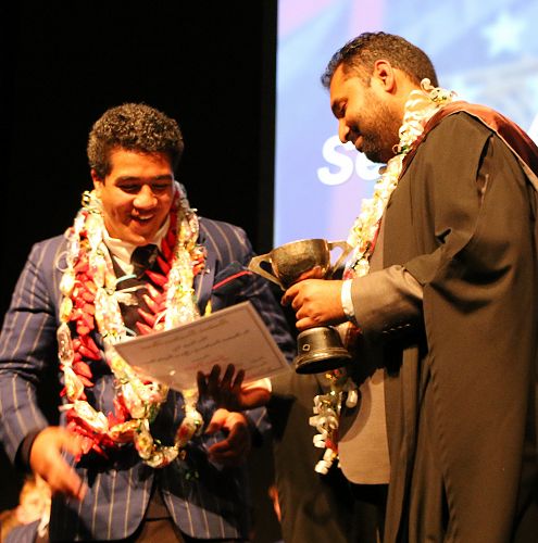 YEAR 13 For Best Academic Performance by a Pasifika Student - Joshua Vaifale