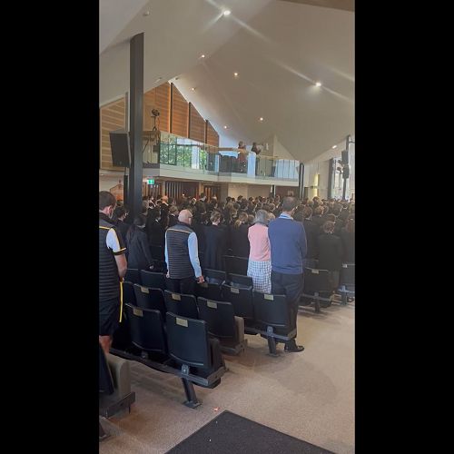Video: Sam Kansal playing the bugle at School ANZAC Memorial Service