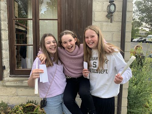 Eden Walker, Emily North and Abby MacNiven