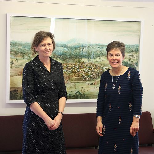 Art Work Presented and Dr Barnett farewelled