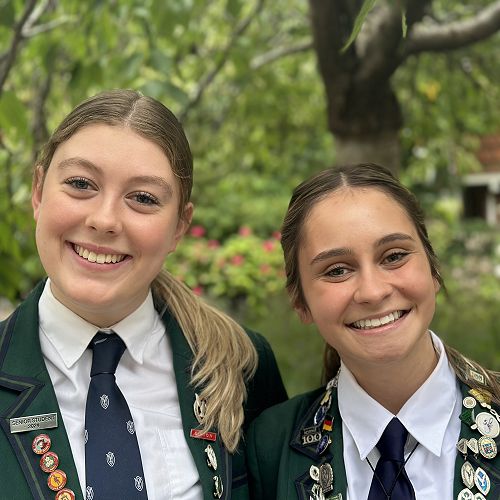 Arts Prefects 2024, Tylah (left) and Grace (right)