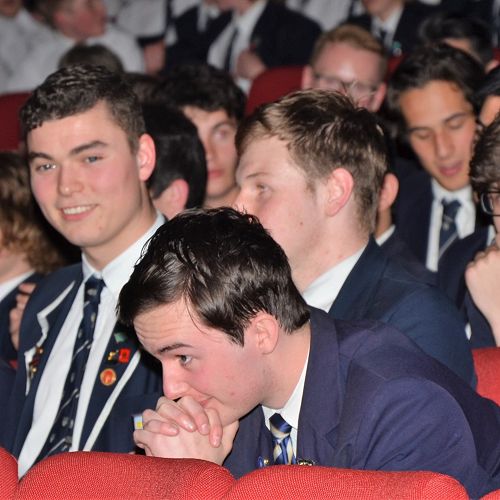 The moment the 2018 Dux Award was announced