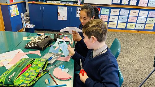 Year 5 Dragon boat craft