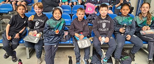 Year 6 PALs Nalini, Edward, Mia, Carson, Liam, Dylan and Gabrielle