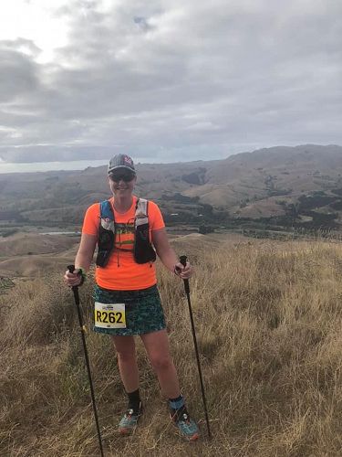 Mrs Melissa Franklin competing in the Triple Peaks 