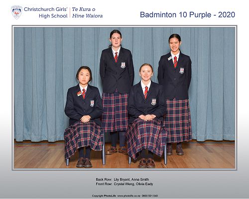 Badminton 10 Purple 2020