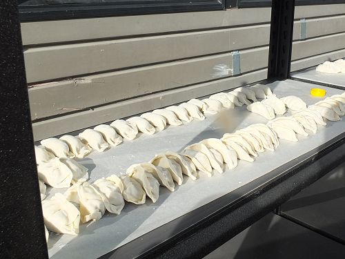 Dumplings waiting to be cooked - MAAM