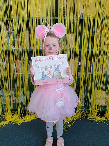 Students enjoying Fictional Character Dress Up Day