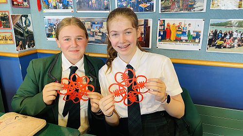 Year 9 paper cutting