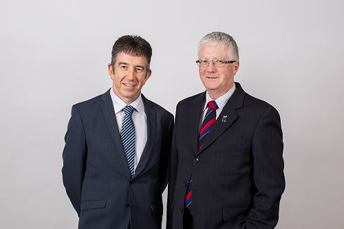 Tim Loan (left), Presbyterian Support Southland Ch