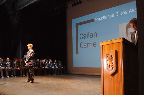 Academic Blues Assembly - Level 2 Endorsed with Excellence 2016.