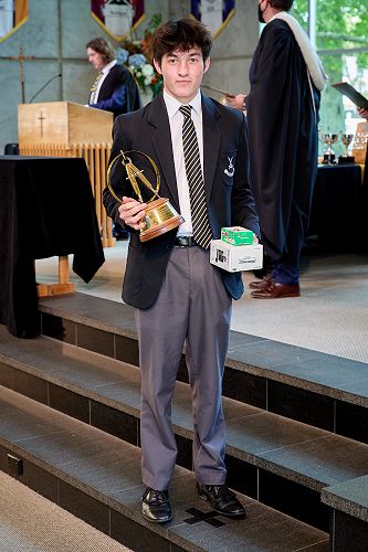 Robert Crawford places first in art printmaking and graphics. He was also awarded the PhotoLife Studios Graphic Art Award and the David Harries Memorial Trophy