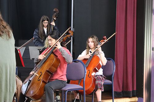 Orchestra Performs at Assembly!