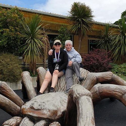 Belinda Brown and Richard Stein at the Wellington Zoo - January 2020