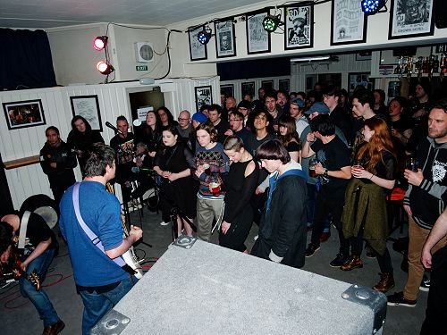 The Rothmans, playing in The Crown Hotel, July 2018. Image