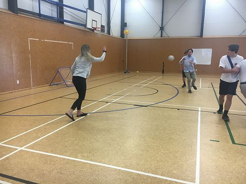 Staff vs Student Tchoukball 14/08/20