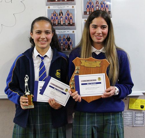 Brenna Mackey and Paige Brown