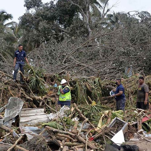 Aftermath of the devastating Tsunami