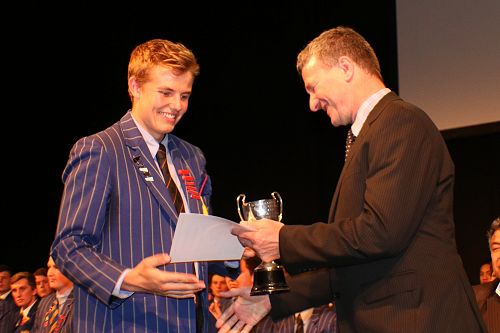 Jakob Mangels - father D K O'Sullivan Cup for positive contribution to school life