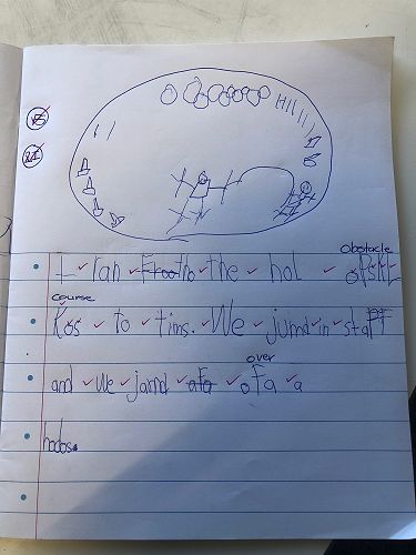 Myles wrote about the event in his journal.