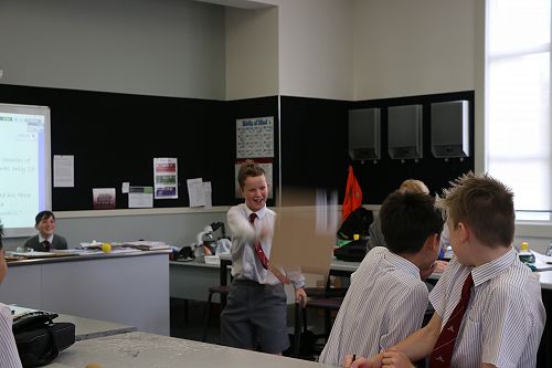 Felix demonstrating why we should not d o this indoors