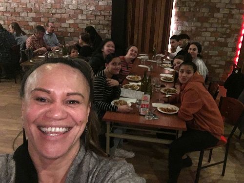 The tauira were the chefs most nights the group was away.